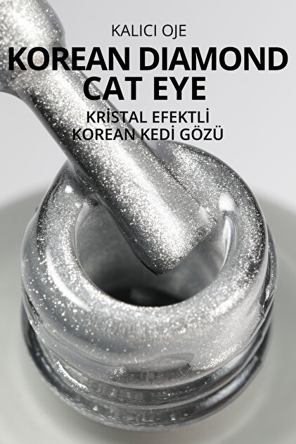 MOMO professional Korean Diamond Cat Eye Gel Polish, Kristal