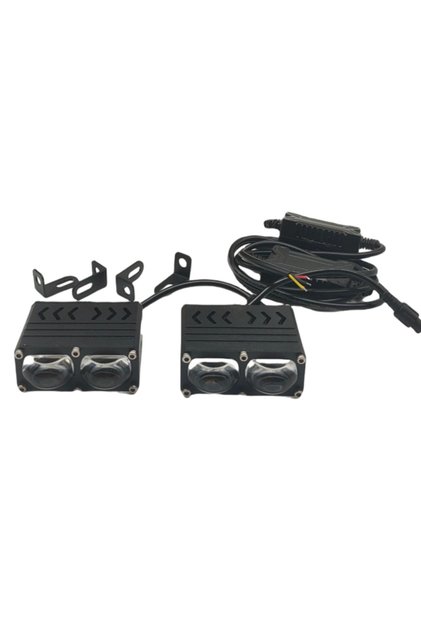 Space Offroad sis lambası 7.2 x 5.6 x 3cm 2 led beyaz 45w sarı 45w 12-80v / LASS397