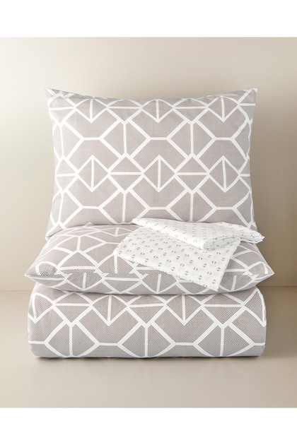 Triweave Easy-Iron Double Duvet Cover Set with Sheets 200X220 cm Beige