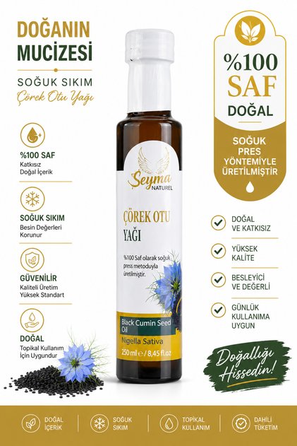 Çörekotu yağı 250 ml