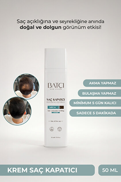 Saç Kapatıcı Dolgunlaştırıcı Sıvı Krem 50 ml