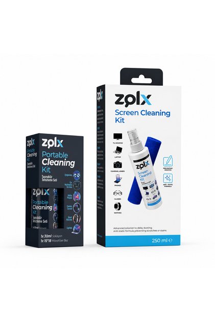 30ml Taşınabilir Temizleme Kiti + 250ML Ekran Temizleme Seti Lcd, Led, Ekran, Laptop, Tablet, Bilgisayar, Televizyon, Cep Telefonu