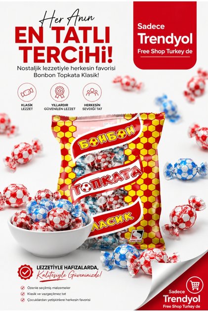 Topkata Bonbon Şeker 180 gr