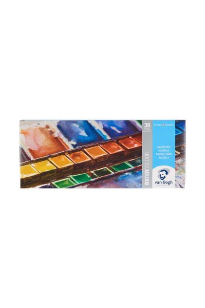 Talens Van Gogh Yarım Tablet Sulu Boya 36’lı Set