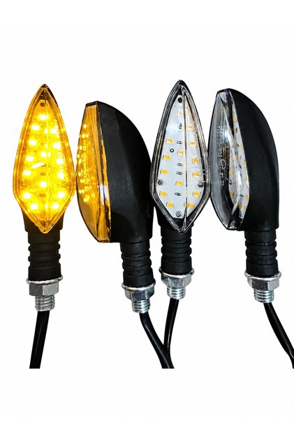 MOTOSİKLET LED SİNYAL SARI IŞIK 4 ADET [TAKIM] UNİVERSAL - CG - KUBA ÇİTA - DRİFT L - MH DRİFT