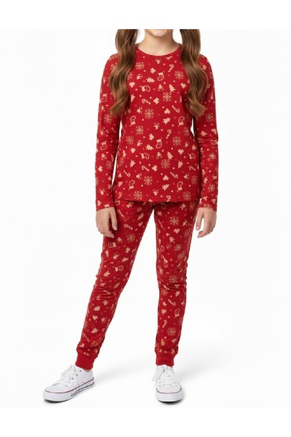 Bluza de pijama, Rosu
