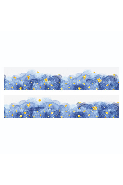 6 Tape 35mm*2m Watercolour Swoosh Hot Stamping Tape Handbook Stationery DIY Handmade & Scrapbook Dia
