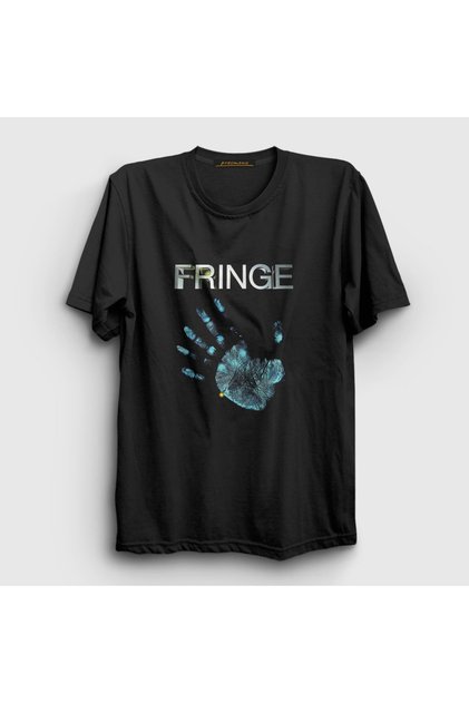 Unisex Black Hand Fringe TV Series T-Shirt 438371tt