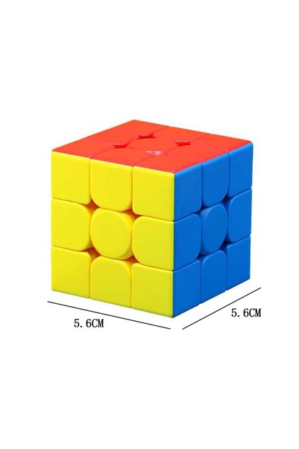 third-order Speed Cube 3x3x3 Stickerless Smooth Easy Turning Educational Gifts For Kids Boys Girls к