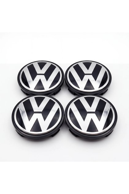 Vw 65 MM Jant Göbeği Seti Kabartmalı 3b7601171 Uyumlu