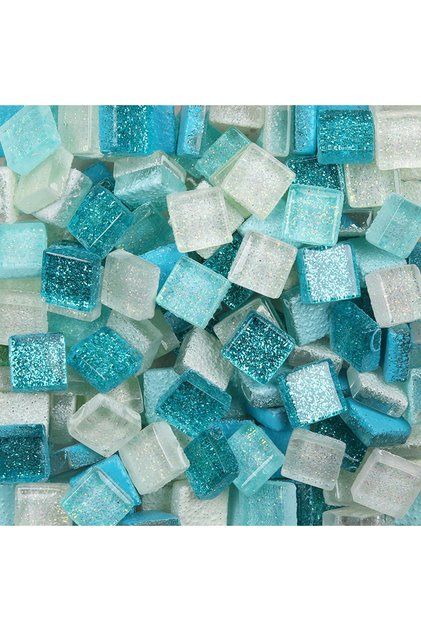 100g 1cm*1cm 1 100g Diy Mix Color Glitter Glass Mosaic Stones Mosaic Tiles Glass Pebbles Crafts Mate