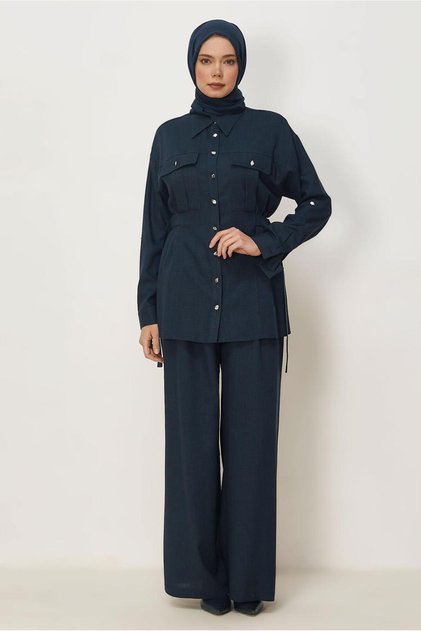 Linen Suit with Pants 46520