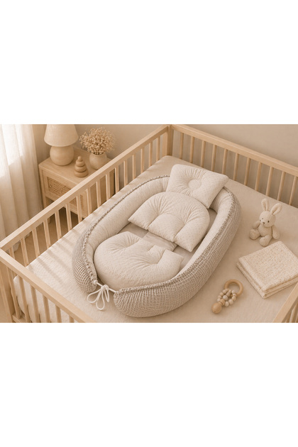Bondy Baby Yenidoğan Yatağı ve Destek Yastığı