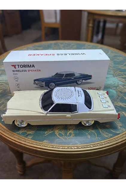 Klasik Araba Tasarımlı Bluetooth Hoparlör – Şarjlı Taşınabilir Speaker