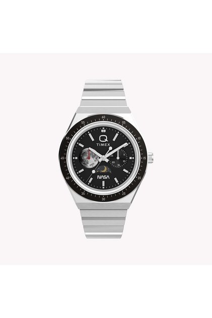 Men's Stainless Steel Silver-Tone, Black Dial | TW2Y56700