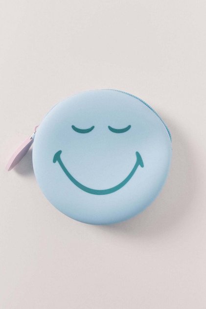محفظة سيليكون زرقاء من SmileyWorld ®