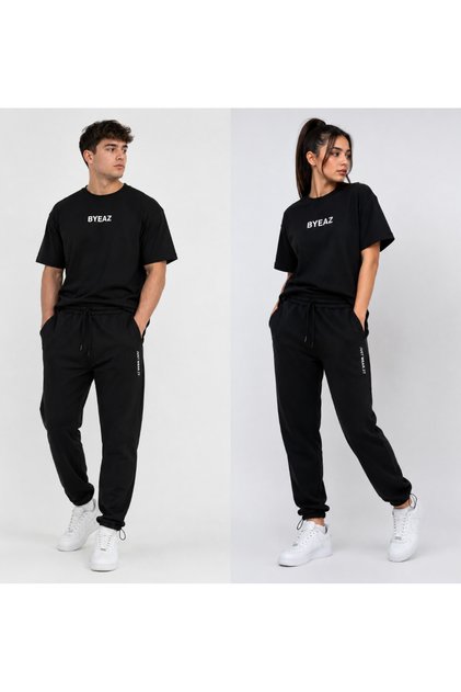 Unisex Premium Jogger Sweatpants with Adjustable Cuffs and Elastic Detail, Flato Pockets
