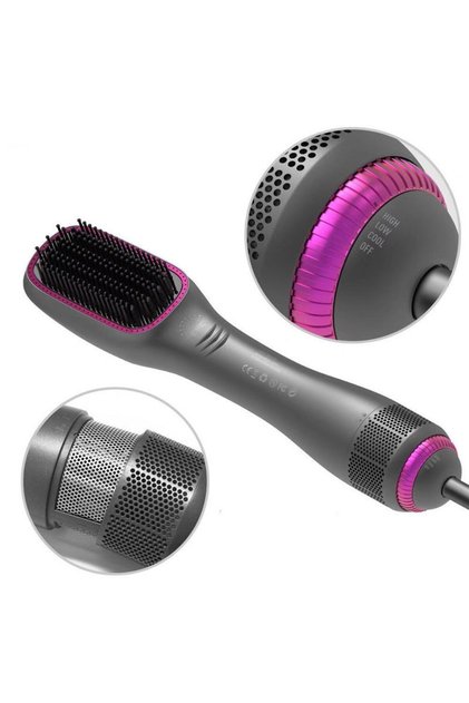 2-in-1 Straightener: Fast Heating, Quick Hair Drying, 3 Temperature Settings/2 Speed Settings, Dual-Purpose Styling