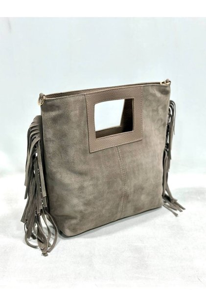 Genuine Suede Leather Women's Shoulder Bag
