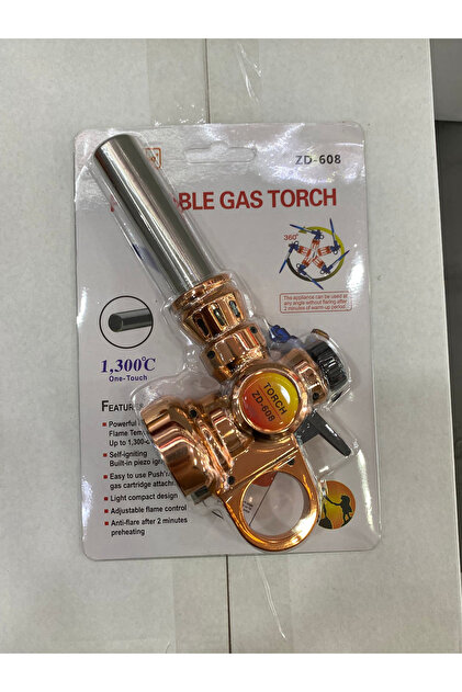 SENBANG ZD-608 Premium Torch Pürmüz Başlık Kamp Gazı Kartuşu