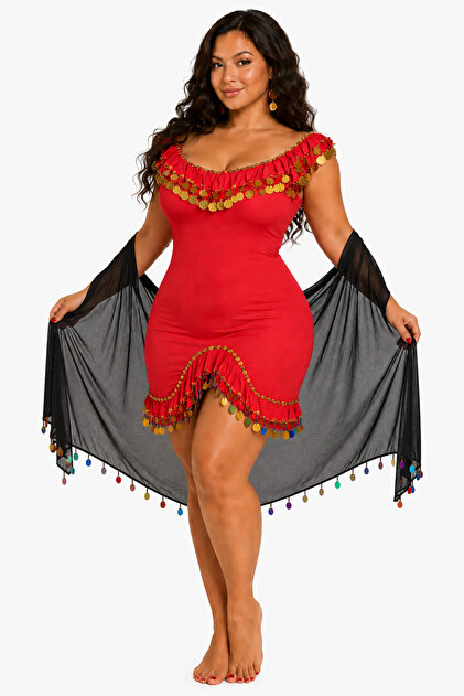 Handmade Oriental Alexandrian belly dance outfit Jalabiyah very smooth material for extra comfortable movement free size fit from small to medium Size Small stretchable to M