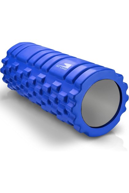 FITNESS Grid Foam Roller - Blue, High-Density EVA Foam Roller for Deep Tissue Massage, Muscle Recovery, and Pain Relief - Ideal for Yoga, Pilates, Exercise, and Physical Therapy