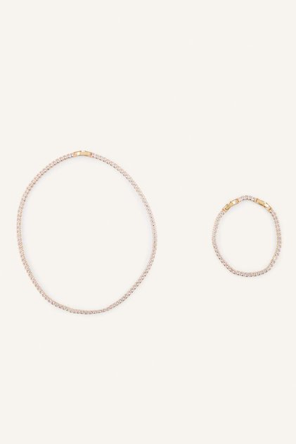 Women's Stone Jewelry Set of 2 H8623Axns