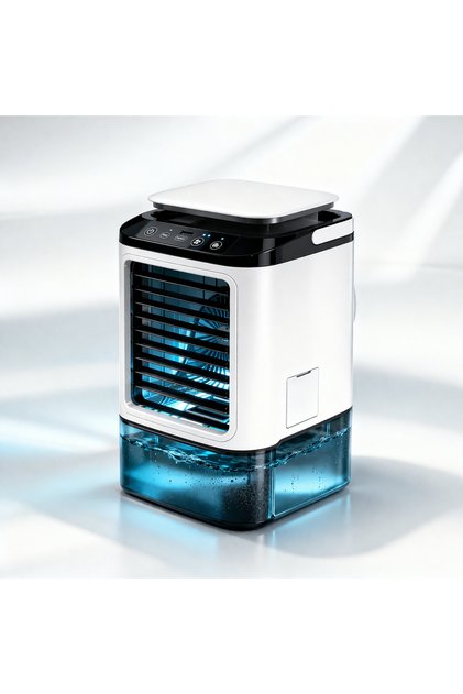 Mini Aer Cooler 3în1 cu Iluminare RGB