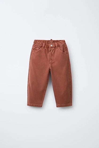 Laciel Paris Kids Denim Brown Trousers