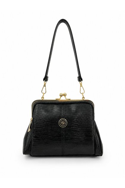 Women's Scholarship 4-Compartment Adjustable Crossbody Strap Soft Faux Leather Shoulder and Crossbody Bag