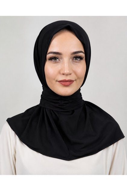Practical Hijab Shawl with Snap Fasteners, Suitable for the Sea and Pool.