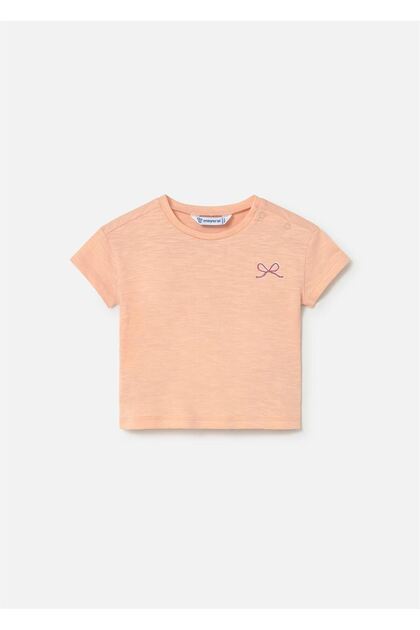 Baby Girl Printed T-Shirt Salmon 1083