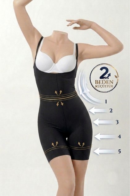 Women's Full-Length Shaping Corset – Seamless Laser-Cut Long Body Shaper Corset - 2010