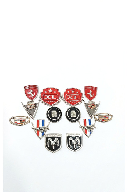 14 Pieces of Metal with Emblem Tape for Campaign Use