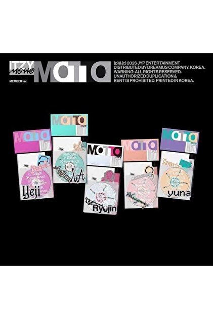Kpop Dünyasi ITZY – [Motto] (MEMBER Ver.) (Random) - Fiyatı, Yorumları