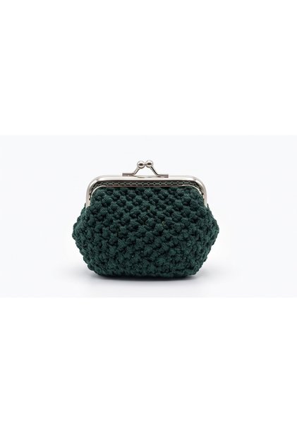 Handmade Daily Knitted Wallet Macrame Thread
