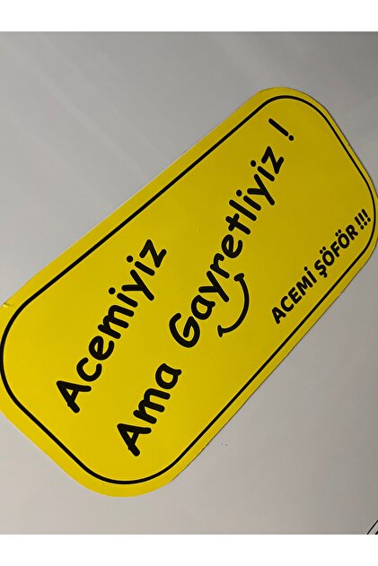 NESKA Acemiyiz Ama gayretliyiz magnet acemi şöför - Fiyatı, Yorumları
