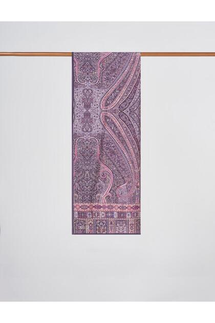 Karma Pattern Lyocell Shawl Purple