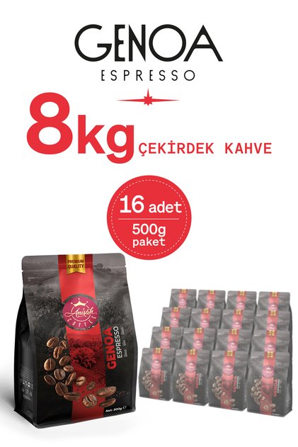 Genoa Espresso Coffee Beans | 16X500Gr