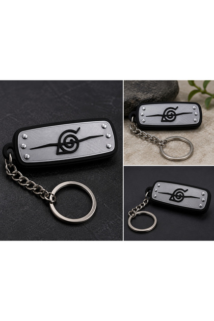 Naruto Konoha Headband Keychain