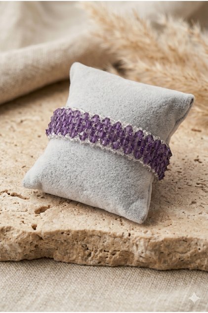 Handmade Crystal Beaded Bracelet