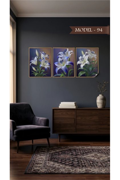 Table with Static Cling Feature - Poster Flower (Model- 94)