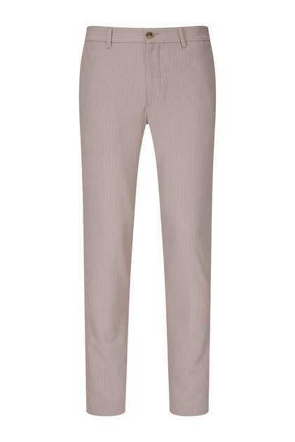 Beige Relaxed Fit Side Pocket Jogger Trousers