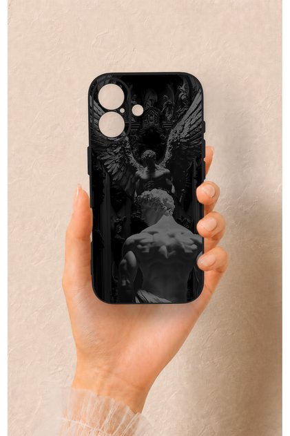 iPhone 17 Compatible Icarus Patterned Silicone Case