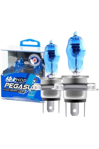 Lamps Car H4 Halogen 6000K Cold White 12V 2pcs