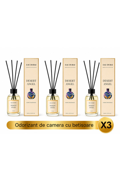 330 ml, Set 3 Odorizante de Cameră EAU DUBAI, Aromă Desert Angel