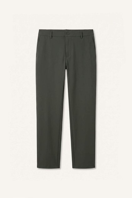 Tailored Fit Ankle-Cut Trousers F1673Ax26Wn