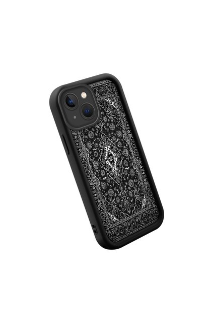 iPhone 13 Uyumlu Vintage Halı Desenli Telefon Kılıfı Darbeye Dayanıklı