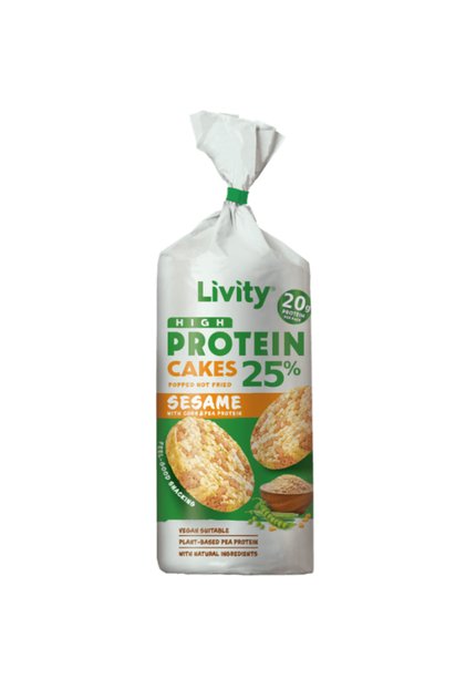 Yüksek Proteinli Susamlı Mısır Patlağı - Glutensiz Vegan Bezelye Proteinli Atıştırmalık