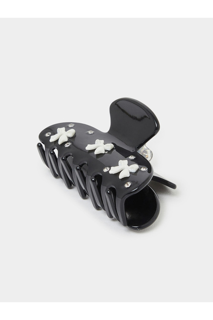 Bow Embellished Claw Clip